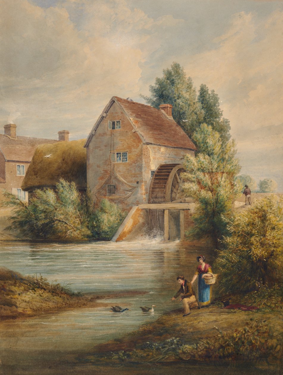 Eine Wassermühle in Warwickshire von Edward Pretty