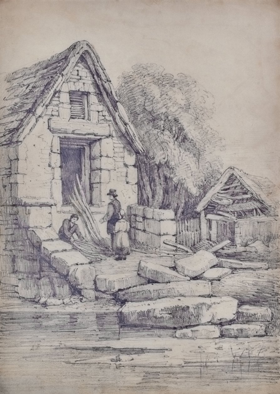 Landschaft mit Haus von Edward Pretty