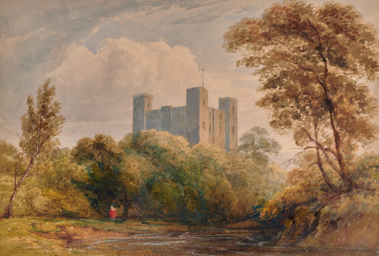 Landschaft mit Schloss von Edward Pretty