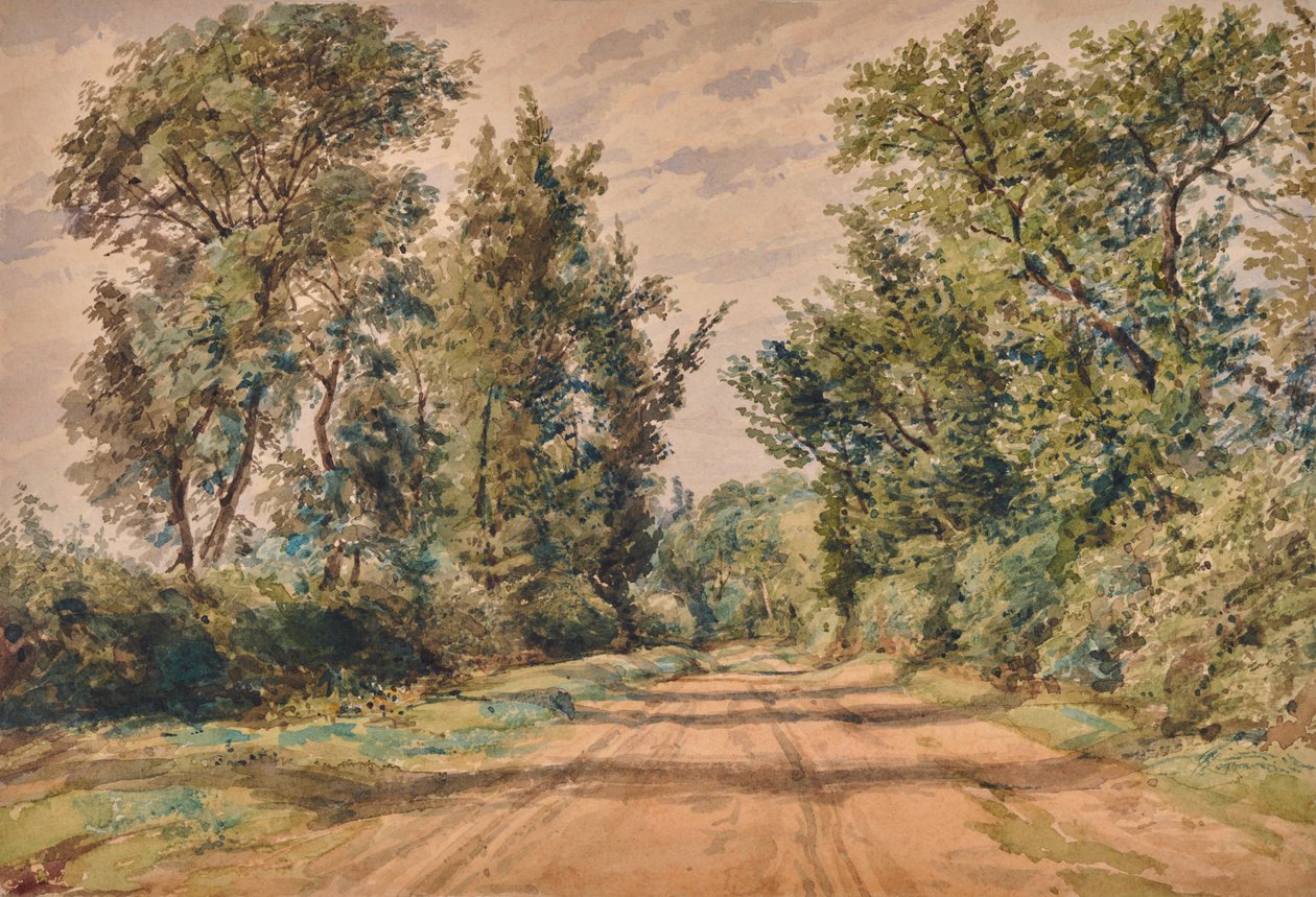 Landschaft mit Straße von Edward Pretty
