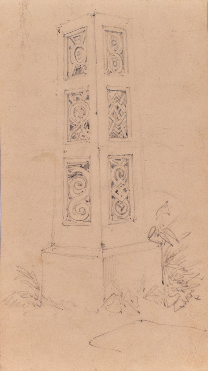 Monumentskizze von Edward Pretty