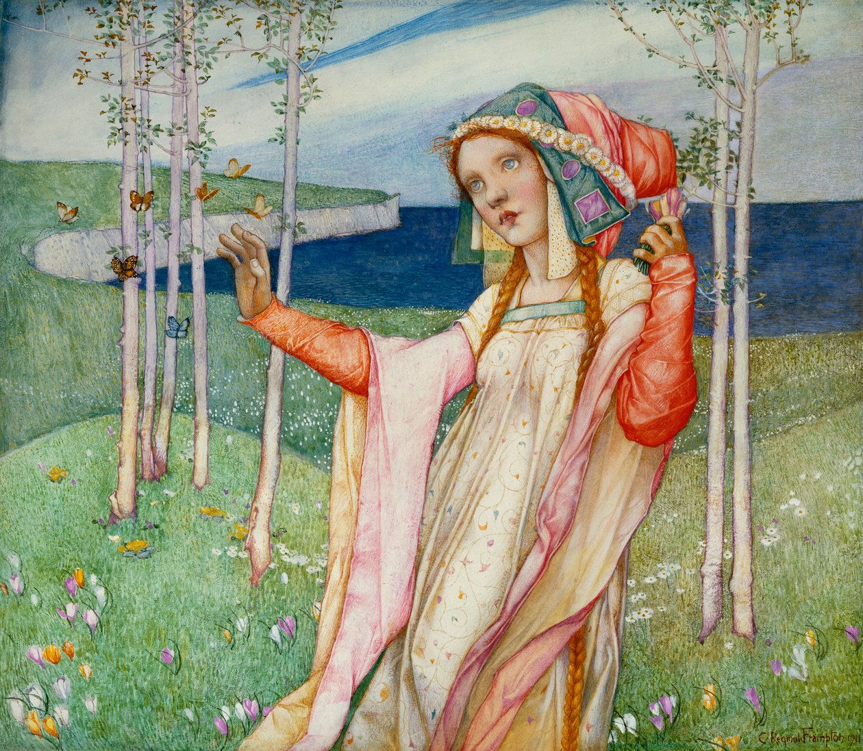 Frühling, 1911 von Edward Reginald Frampton
