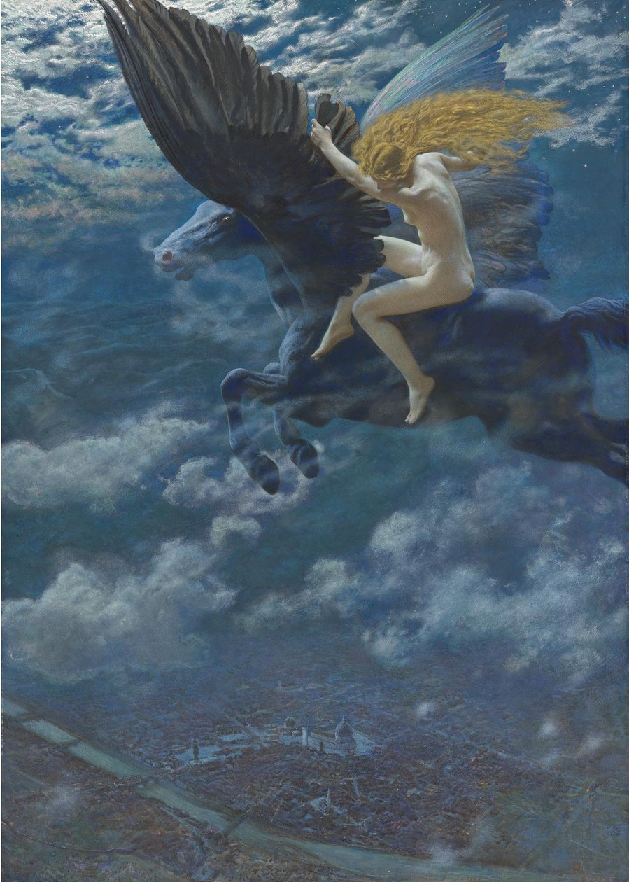 Traumidyll Eine Walküre von Edward Robert Hughes