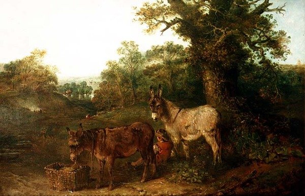 Esel in einer Lichtung von Edward Robert Smythe