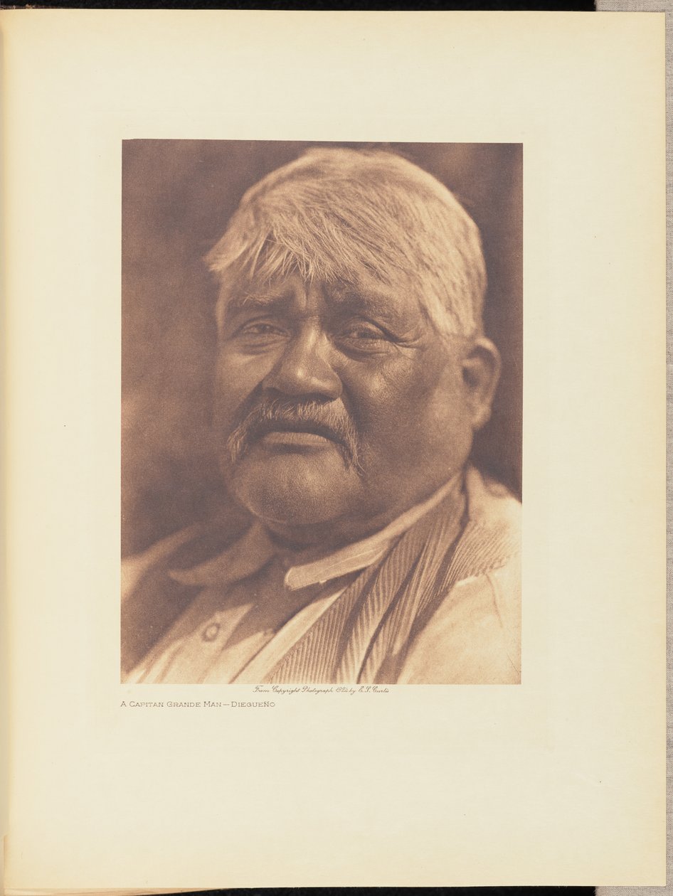 Ein Capitan Grande Mann - Diegueño von Edward S. Curtis