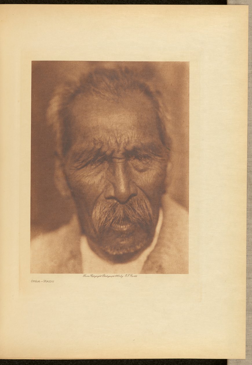 Otila - Maidu von Edward S. Curtis
