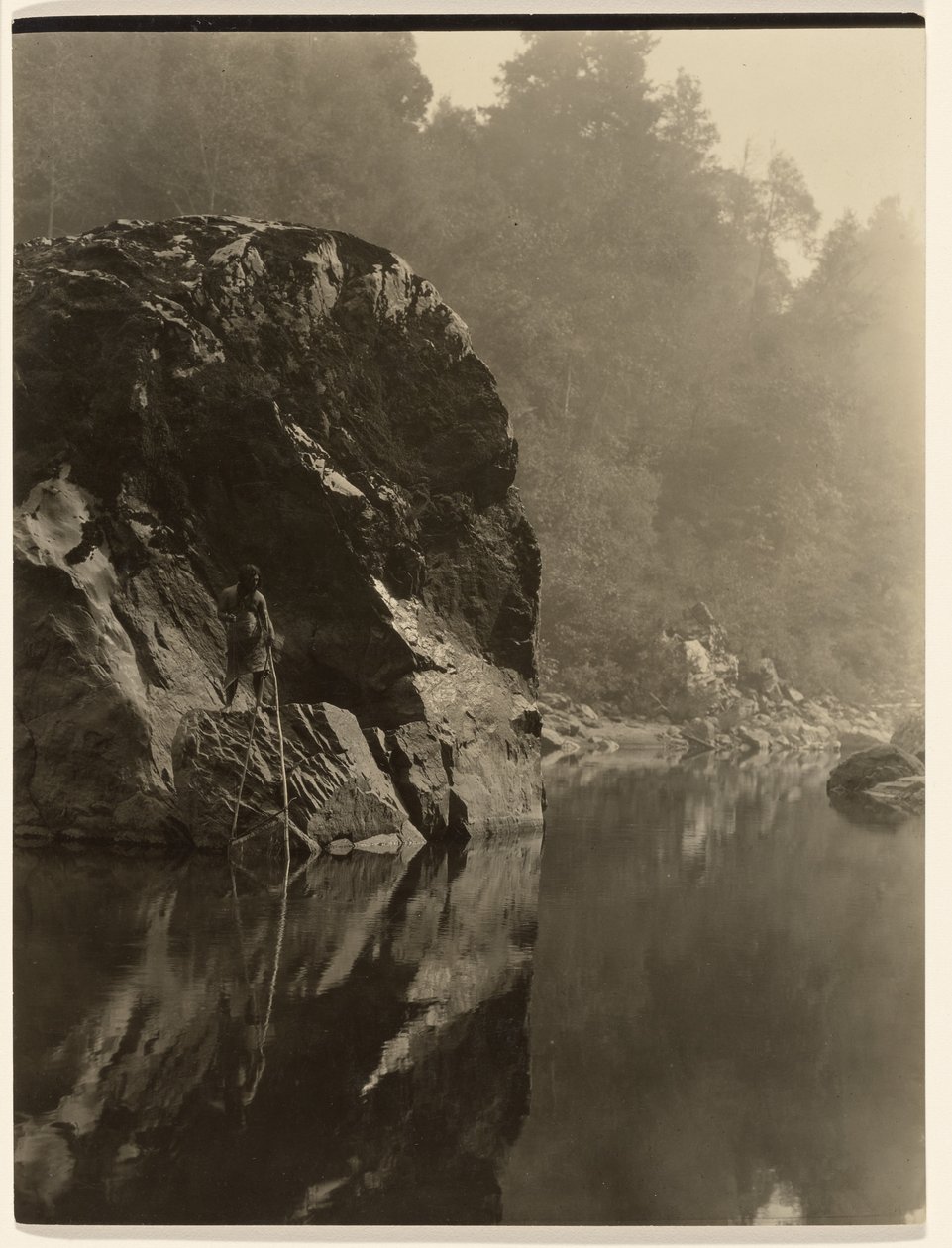 Ruhige Gewässer - Wetchepeck von Edward S. Curtis