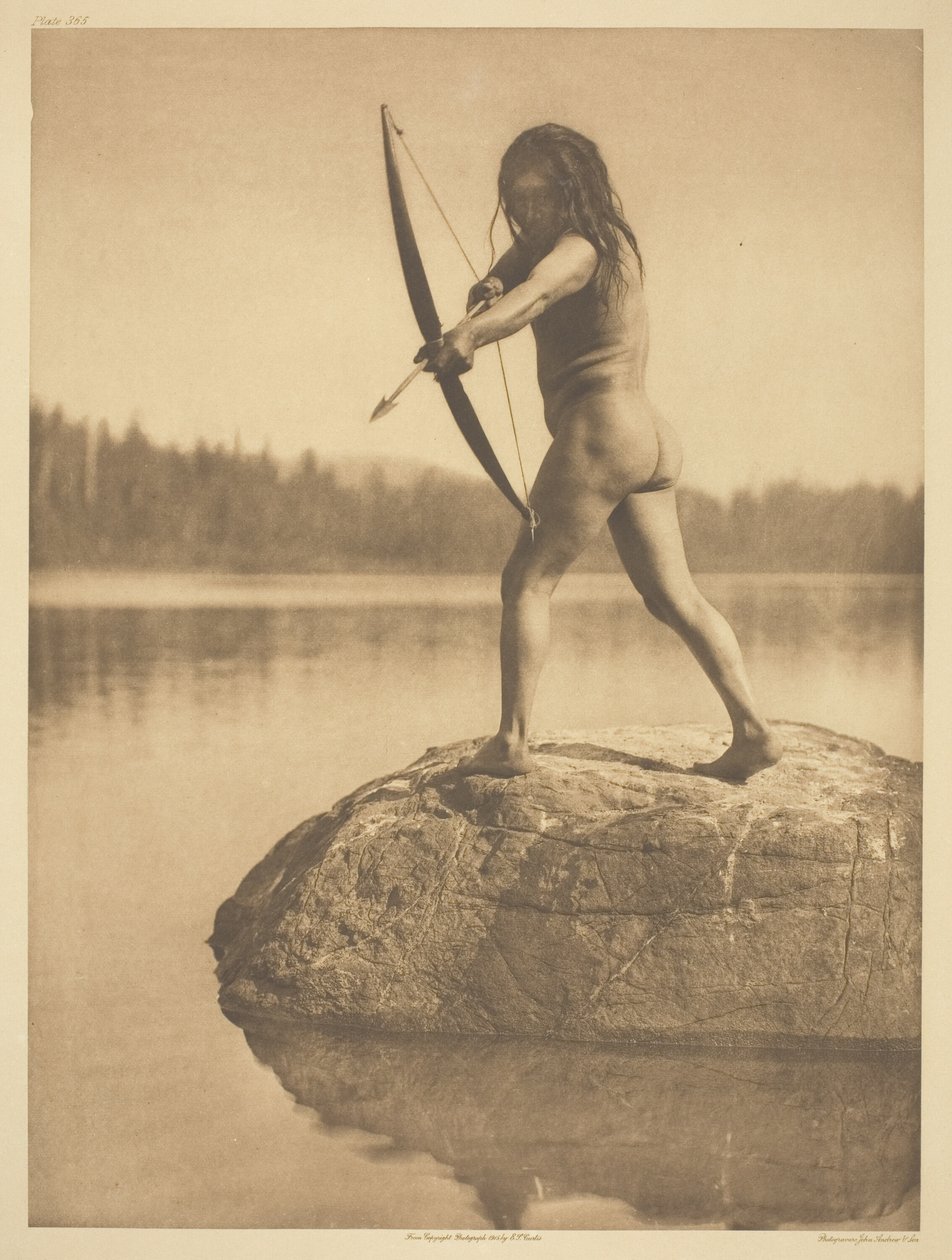 Der Bogenschütze von Edward S. Curtis