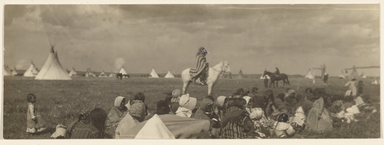 [Der Ausrufer - Piegan] von Edward S. Curtis