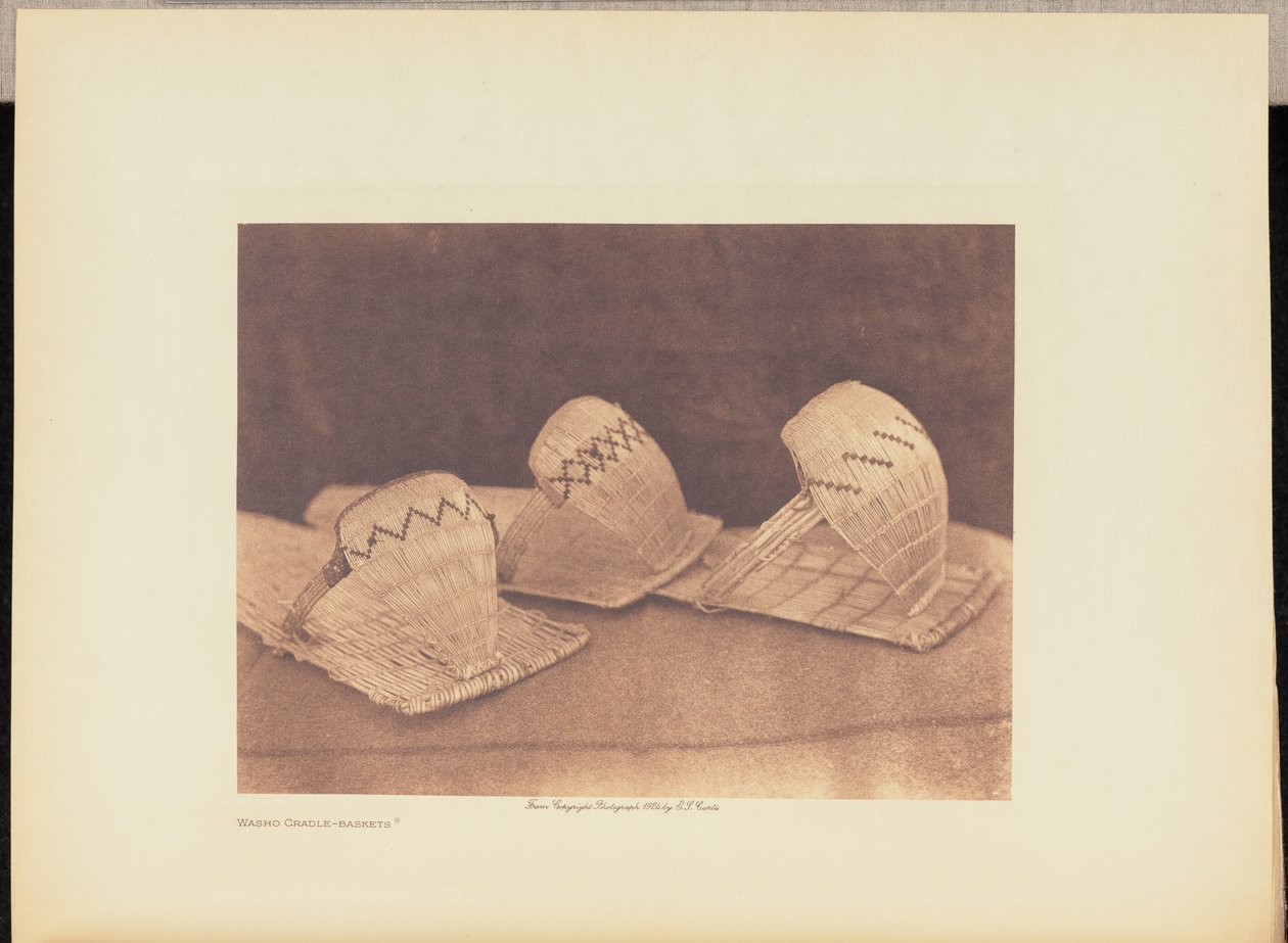 Washo Wiegenkörbe von Edward S. Curtis