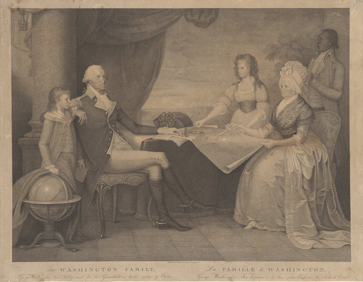 Die Familie Washington von Edward Savage