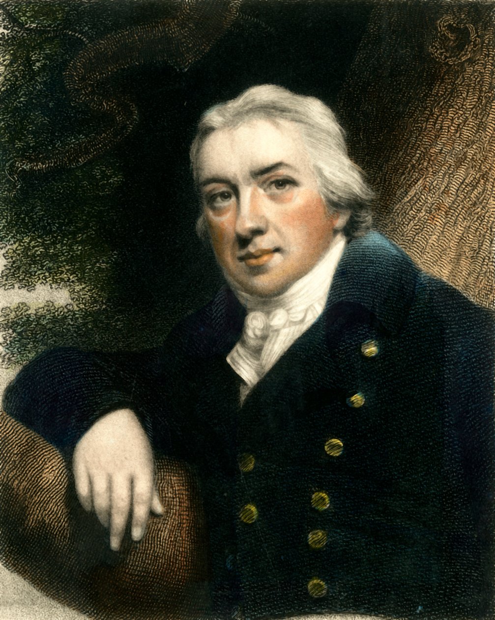 Edward Jenner, spätes 18. - frühes 19. Jahrhundert, ca. 1833 von Edward Scriven