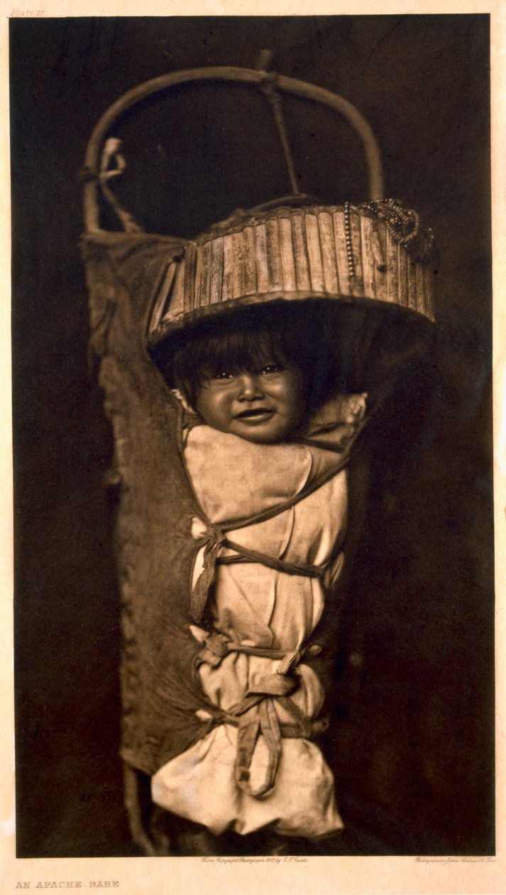 Ein Apache-Baby von Edward Sheriff (after) Curtis