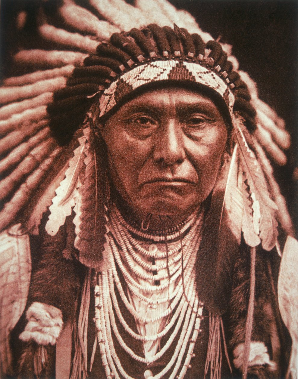 Häuptling Joseph (1840-1904) ca. 1903 von Edward Sheriff Curtis