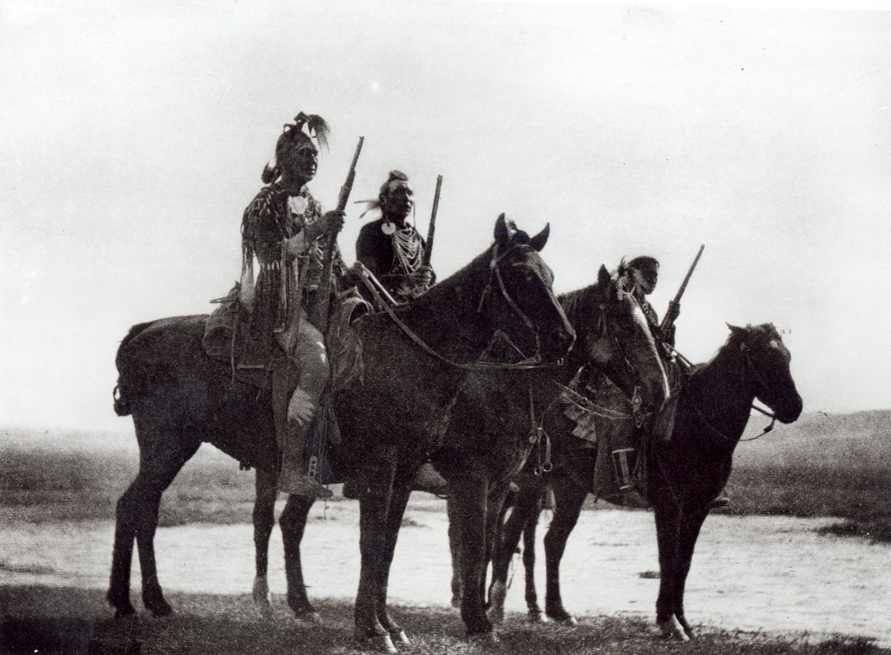 Custers Krähen-Scouts, Indianerstamm von Edward Sheriff Curtis