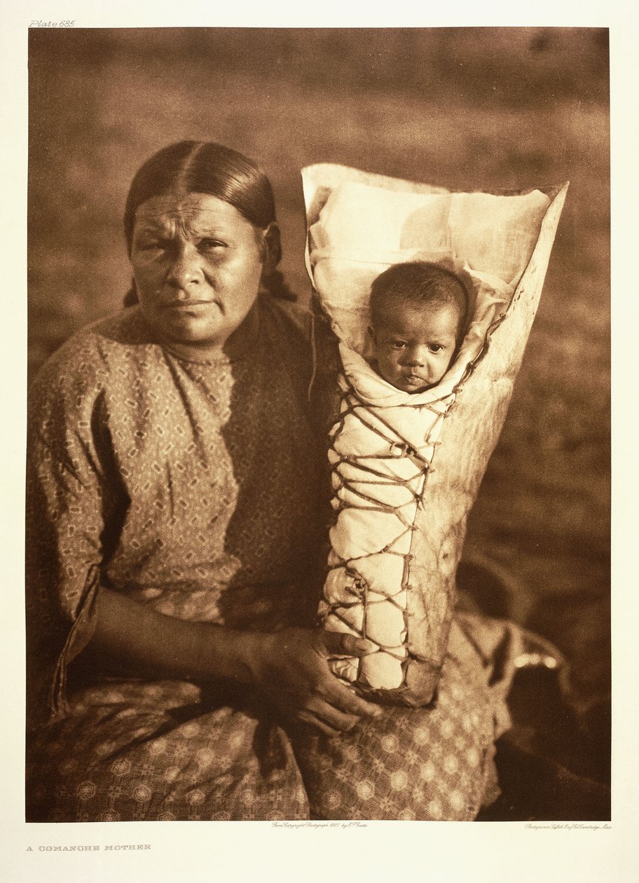 Die Comanche-Mutter von Edward Sheriff Curtis