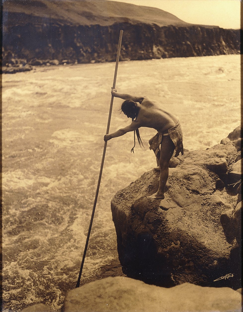 Der Fischer, Wisham von Edward Sheriff Curtis
