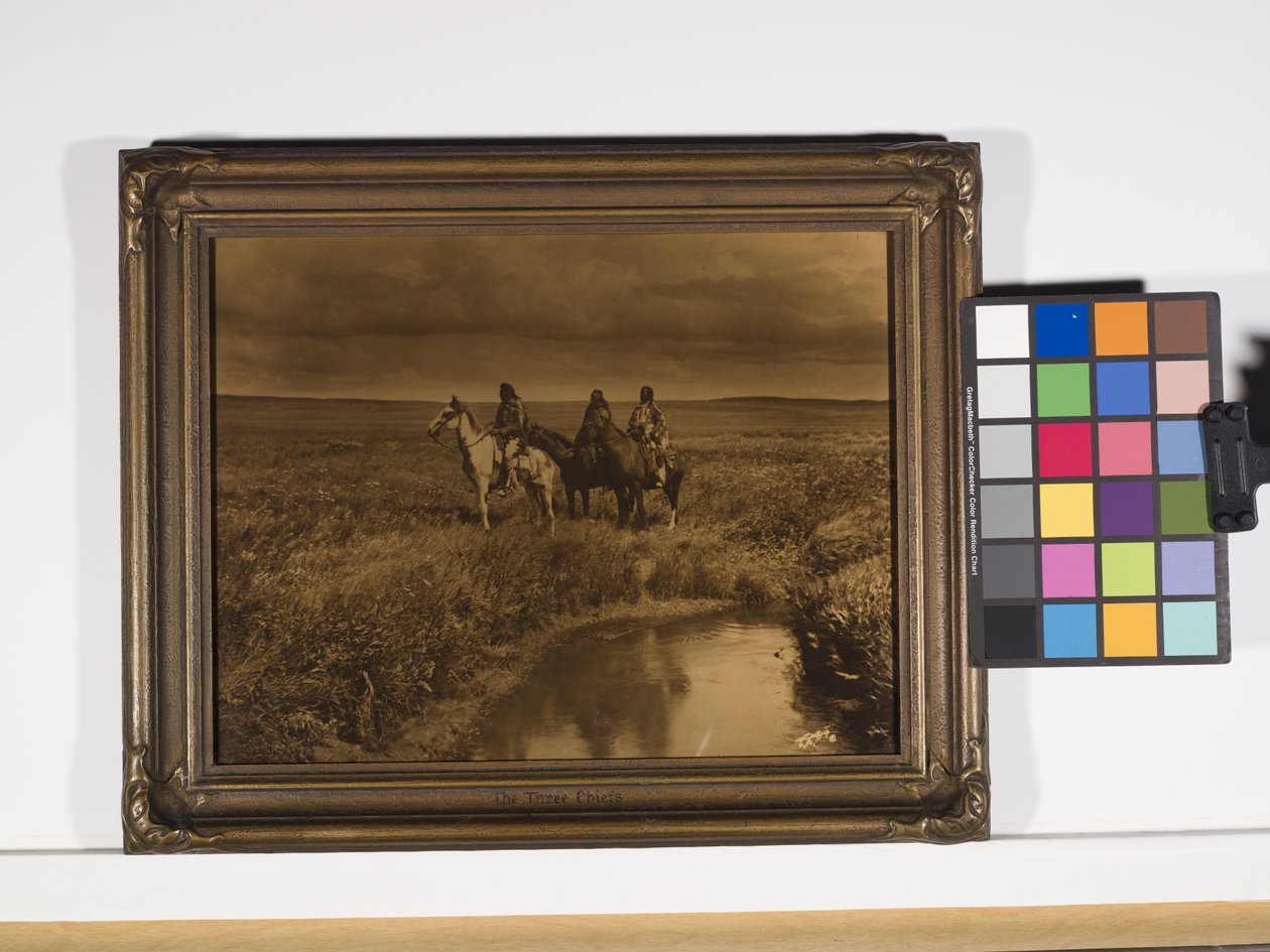 Die drei Häuptlinge, Piegan von Edward Sheriff Curtis