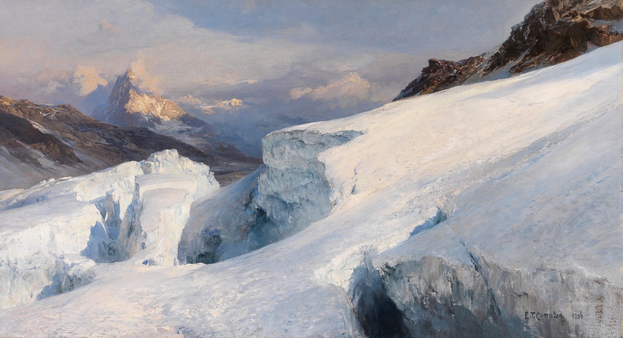 Gletscherplateau, 1906 von Edward Theodore Compton