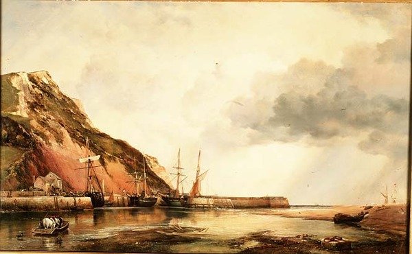 Axmouth Hafen, Devon - Niedrigwasser von Edward William Cooke