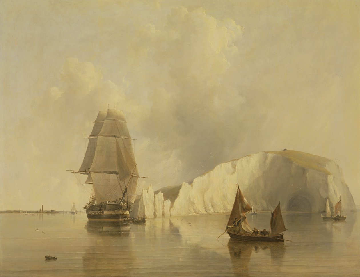Vor den Needles, Isle of Wight von Edward William Cooke
