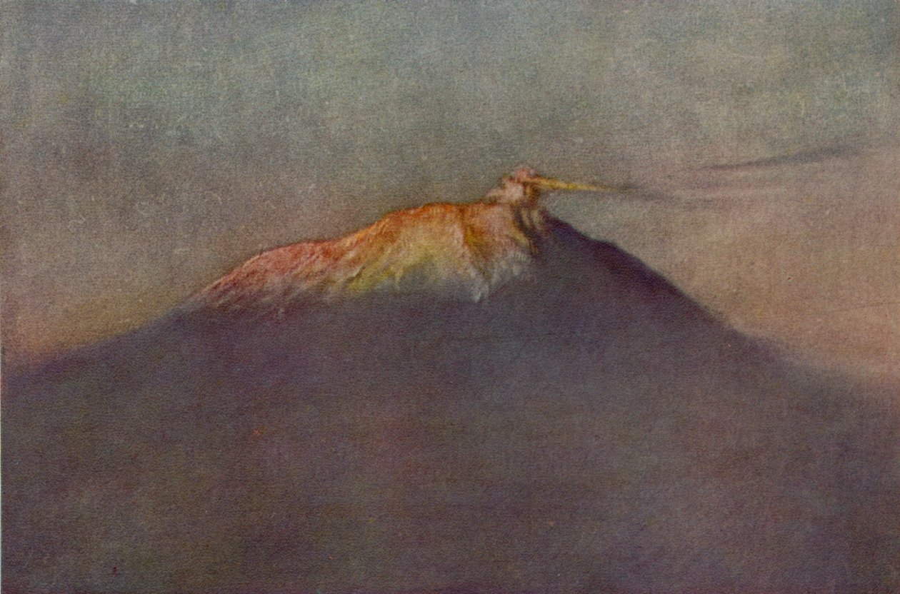 Mount Erebus, 1911 von Charles Edward Wilson