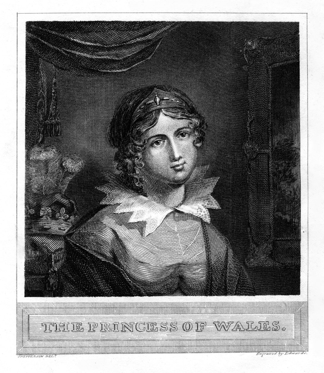 Die Prinzessin von Wales, 19. Jahrhundert von Edwards