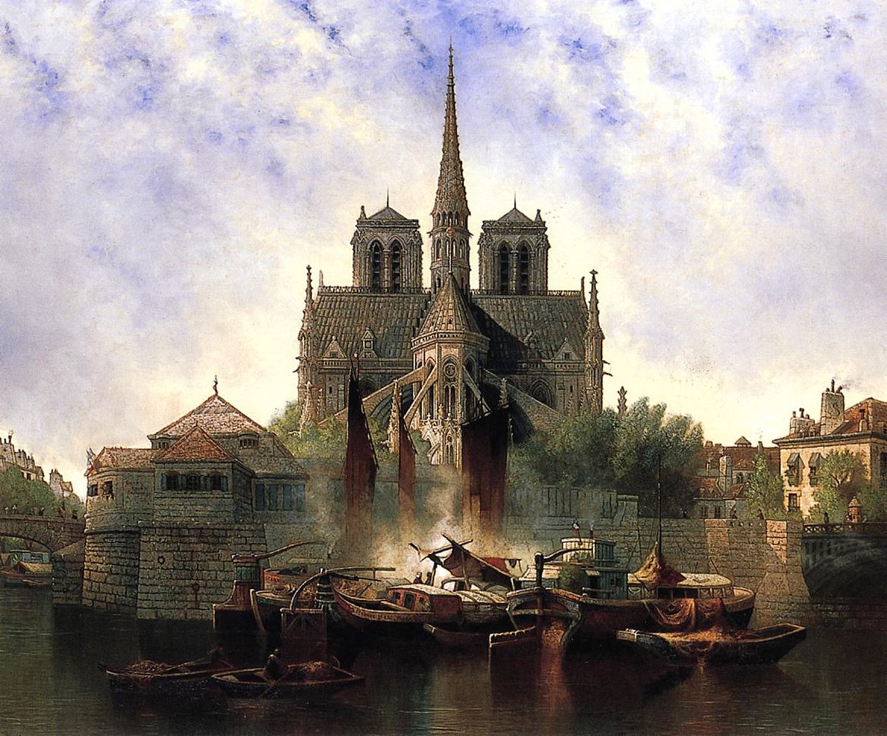 Notre-Dame-Kathedrale, Paris, 1893 von Edwin Deakin