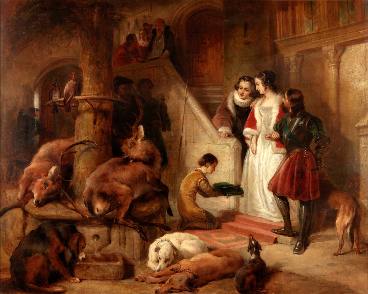 Bolton Court in alten Zeiten von Edwin Landseer