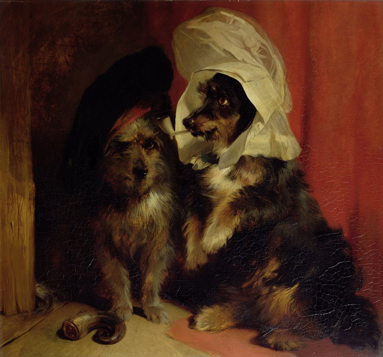 Komische Hunde, 1836 von Edwin Landseer