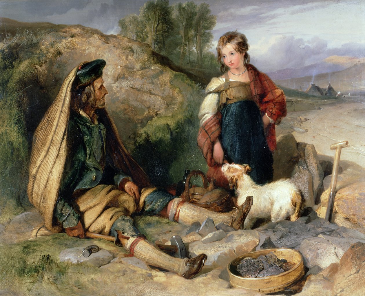 Der Steinschläger und seine Tochter, 1830 von Edwin Landseer