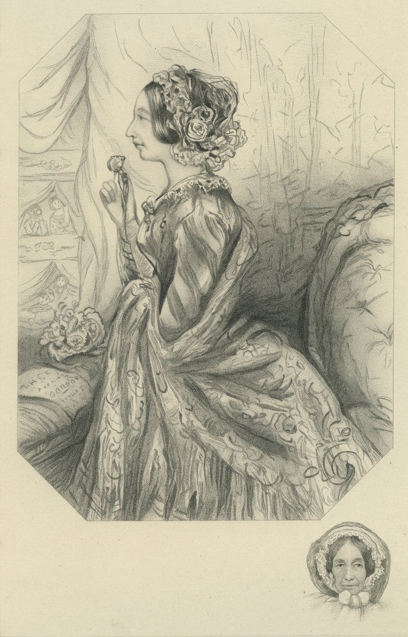 Mrs. John Dickens - Mutter von Charles Dickens von Edwin Roffe