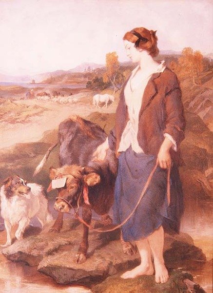 Das preisgekrönte Kalb von Edwin (after) Landseer