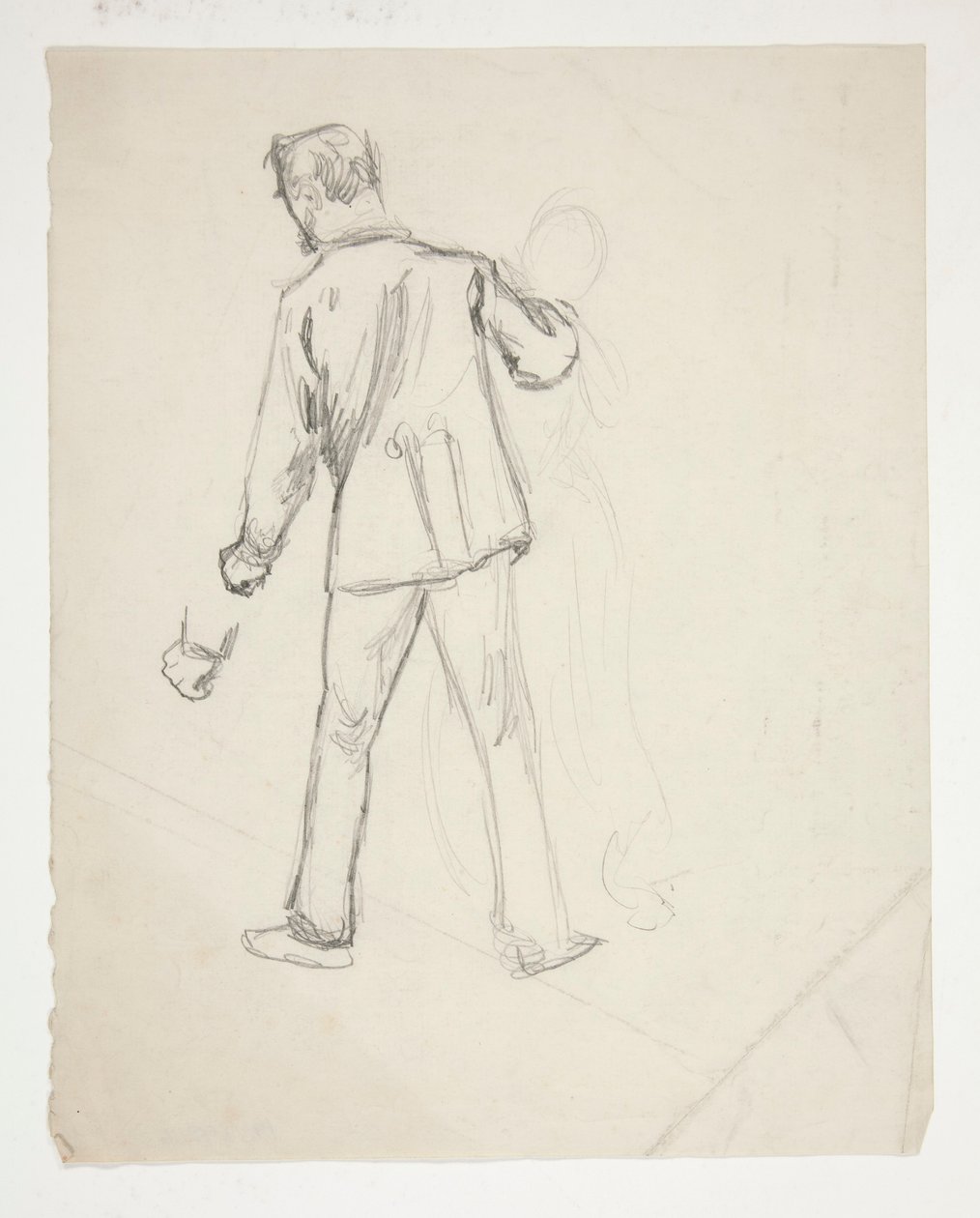 Eine männliche und eine weibliche Figur von Edwin Austin Abbey