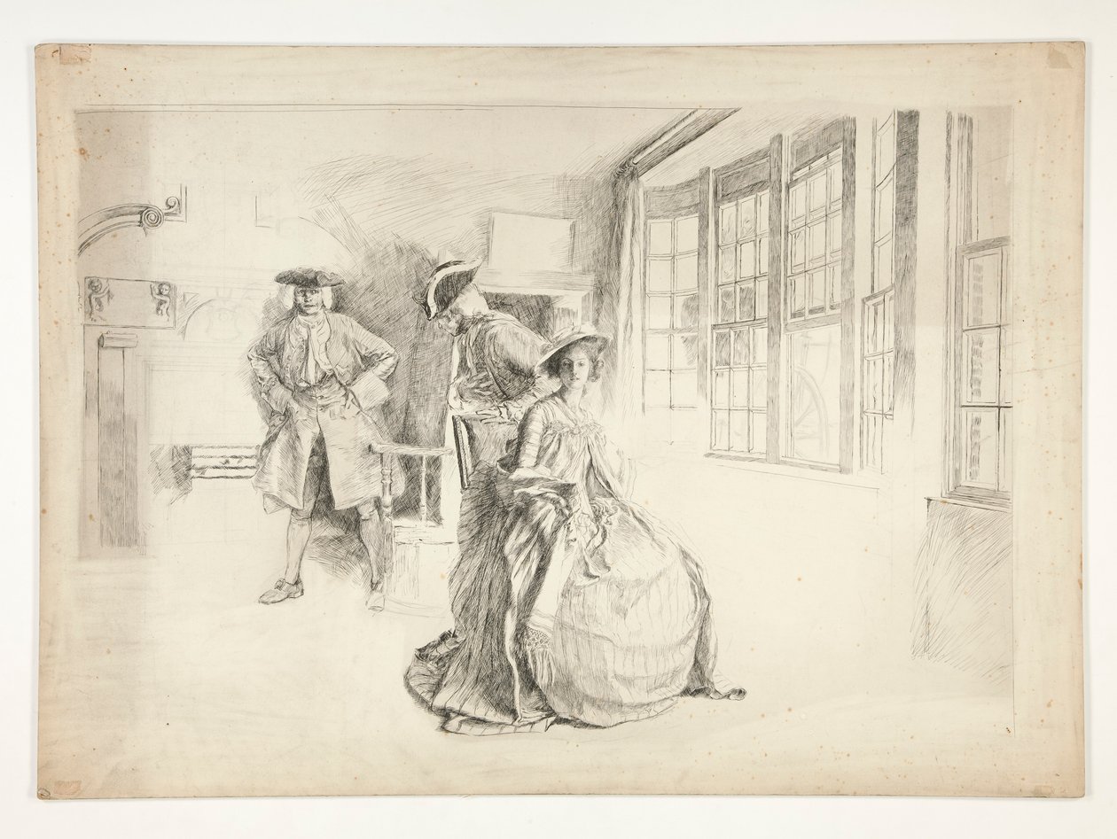 Ein unwillkommener Besucher von Edwin Austin Abbey