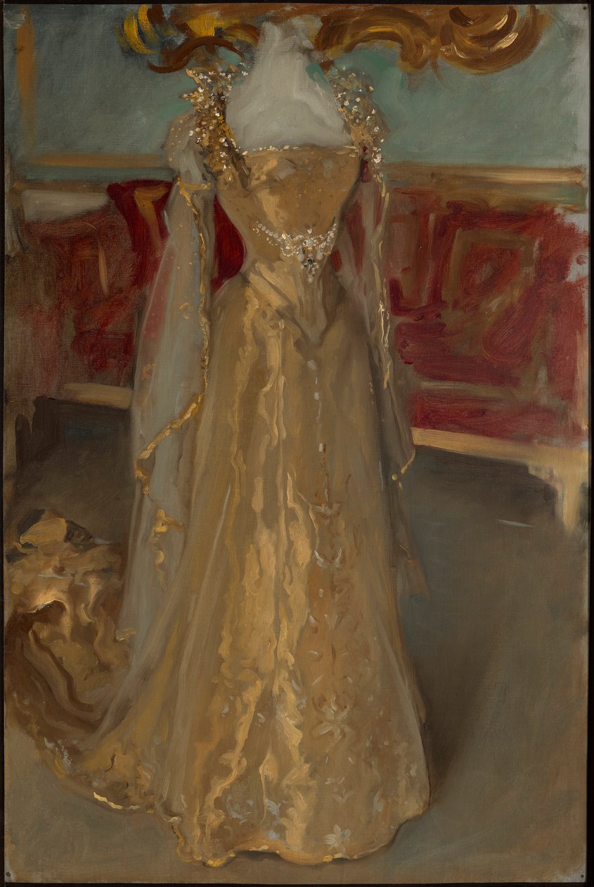 Draperiestudie von Königin Alexandra von Edwin Austin Abbey