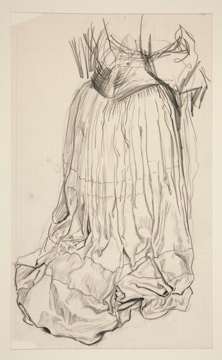 Draperiestudie von Edwin Austin Abbey