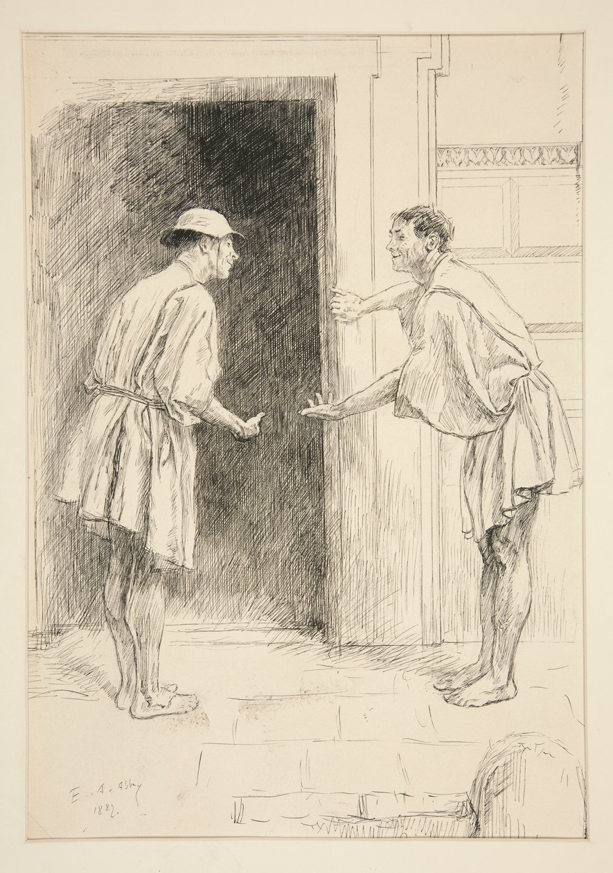 Dromio von Ephesus von Edwin Austin Abbey