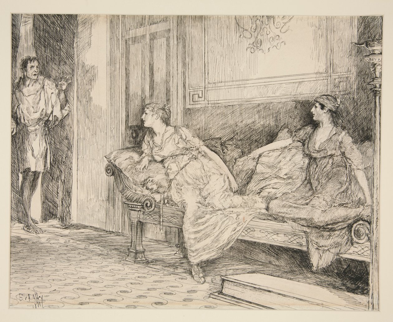 Dromio von Ephesus von Edwin Austin Abbey