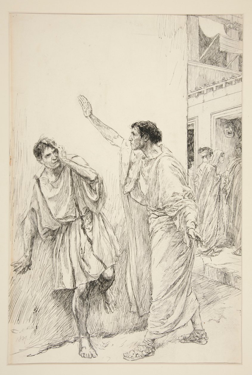 Dromio von Ephesus von Edwin Austin Abbey