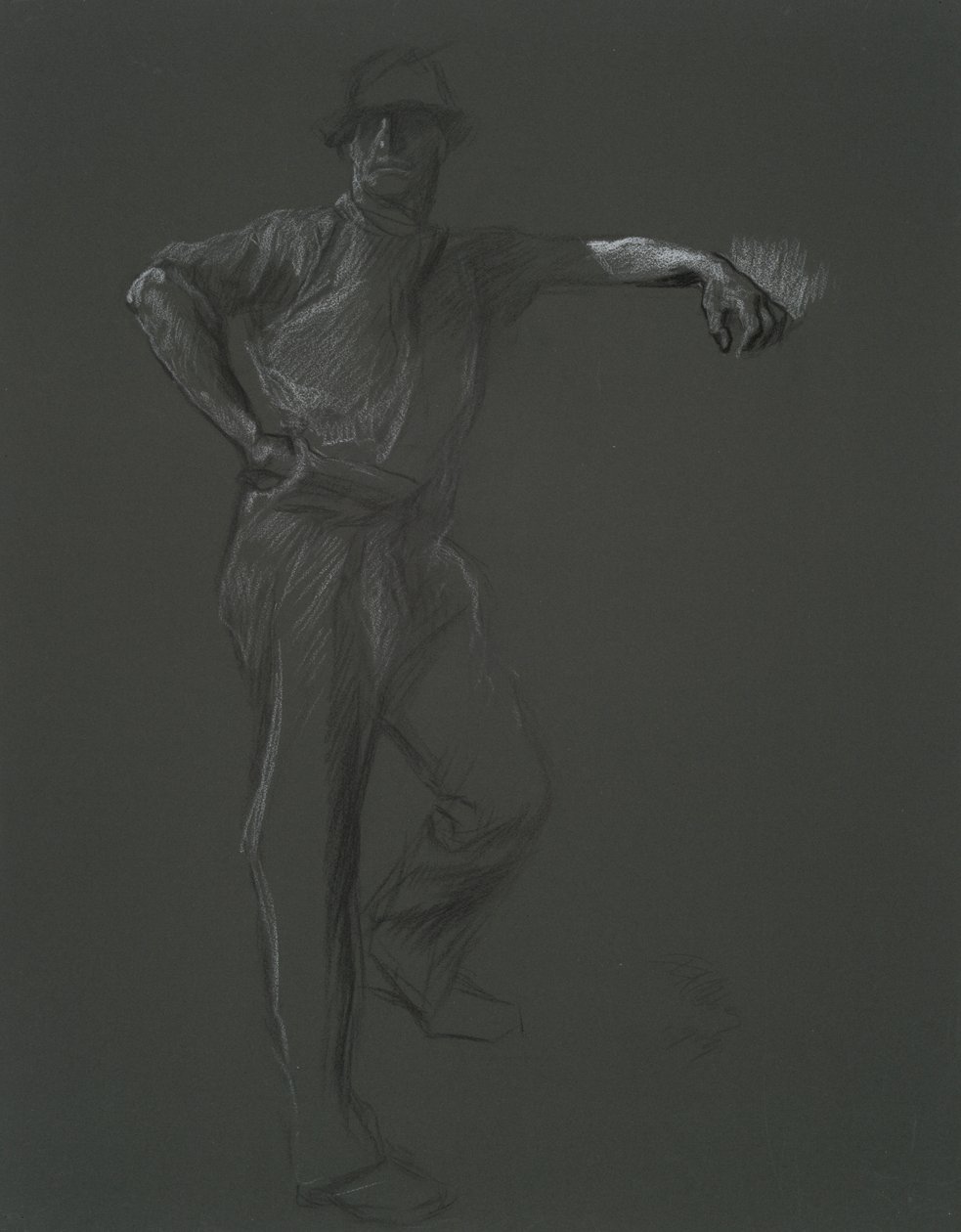 Figurenstudie von Edwin Austin Abbey