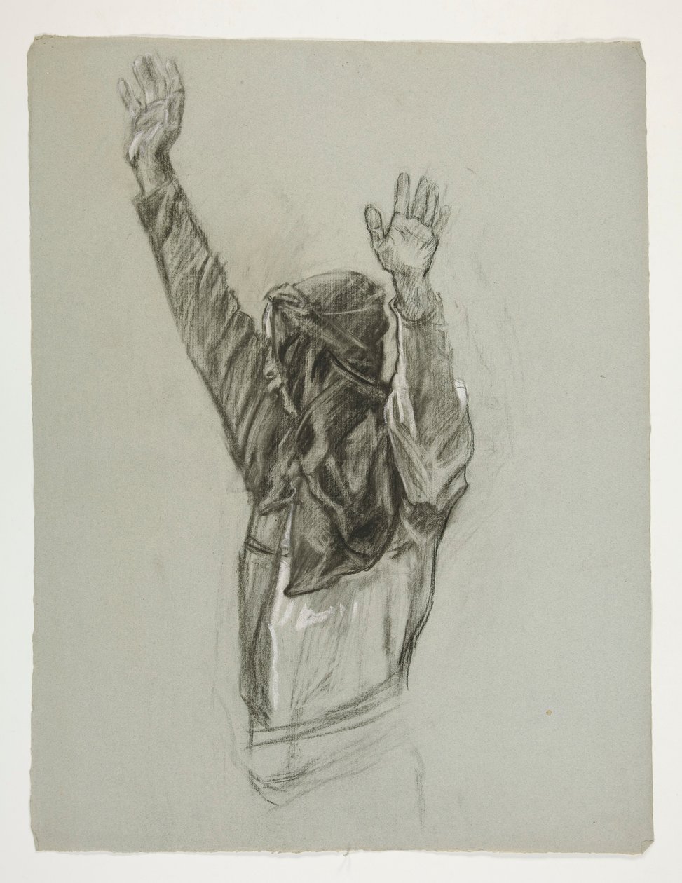 Figurenstudie für König Artus von Edwin Austin Abbey