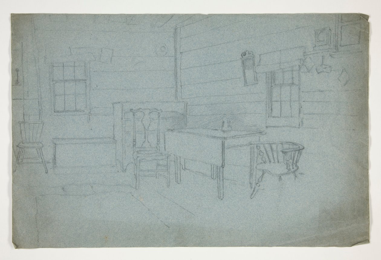Innenstudie von Edwin Austin Abbey