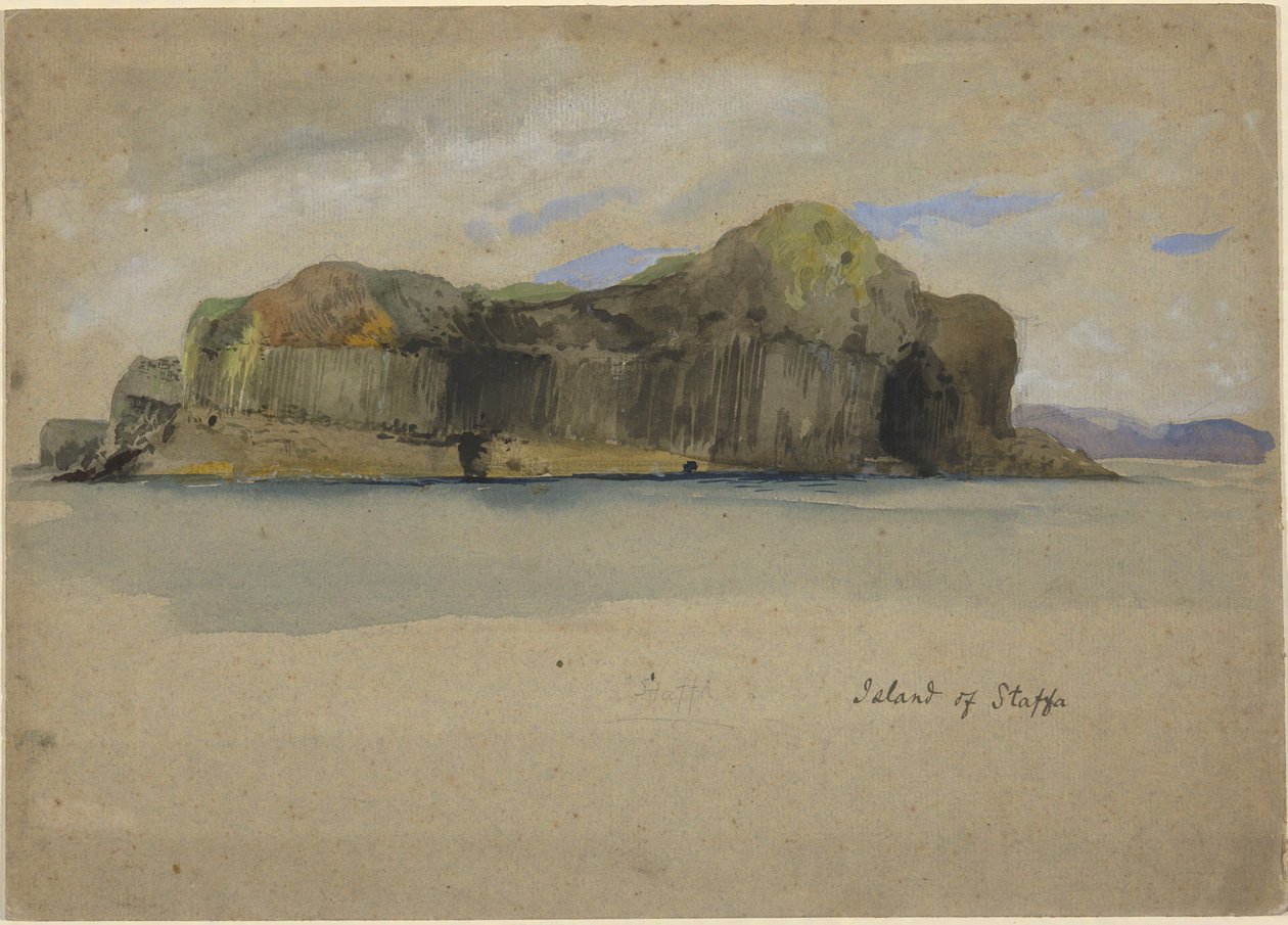 Insel Staffa von Edwin Austin Abbey
