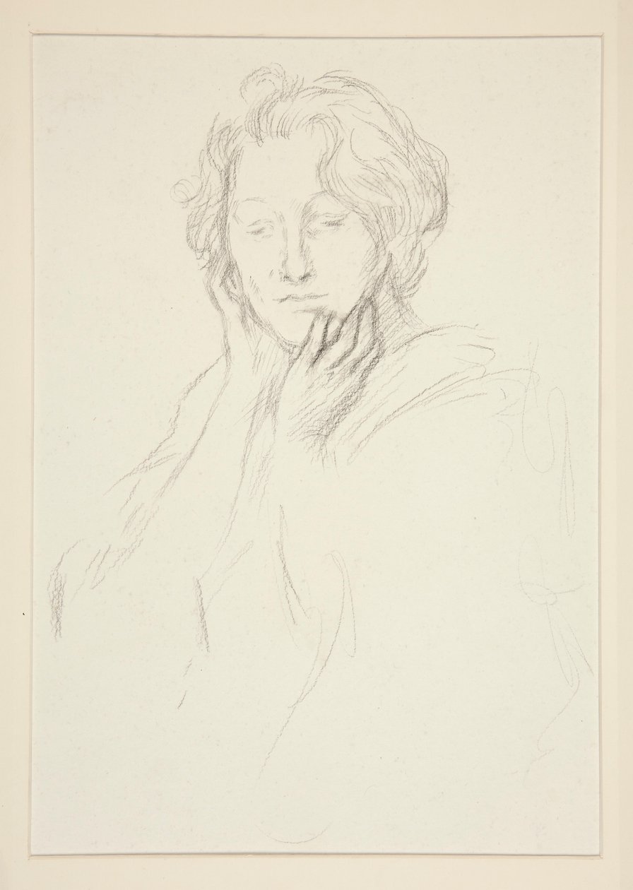 Porträt von Mrs. Abbey von Edwin Austin Abbey