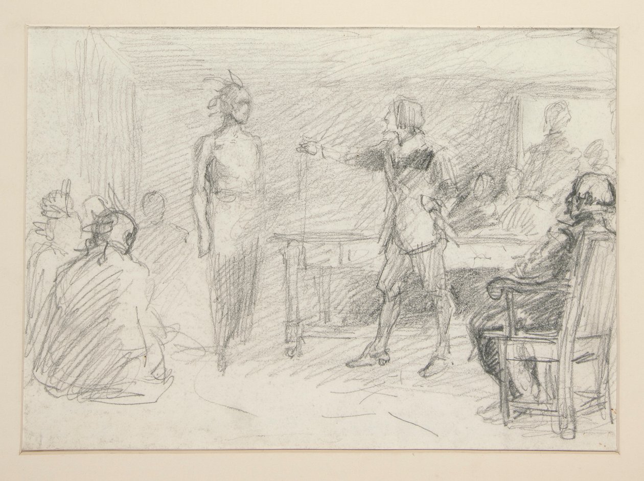Studie für von Edwin Austin Abbey