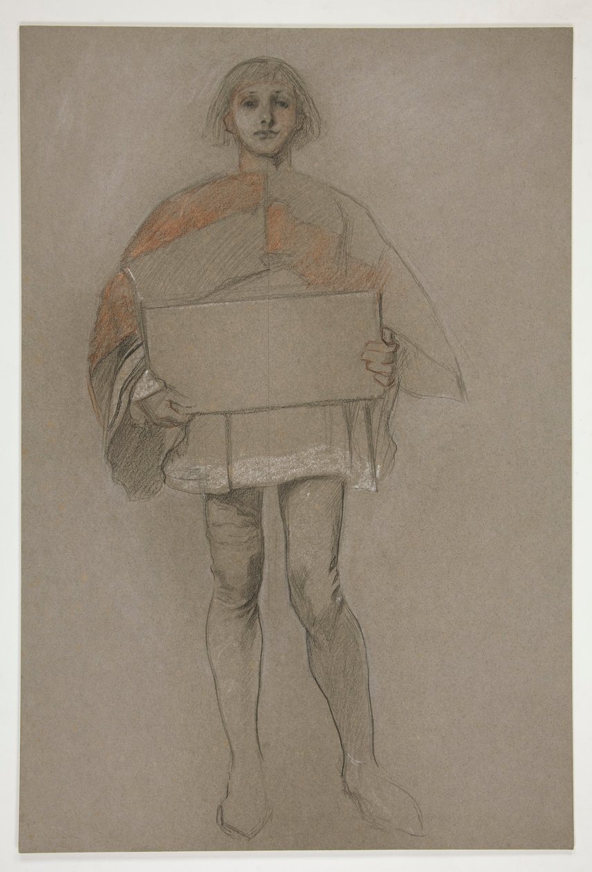 Studie für von Edwin Austin Abbey