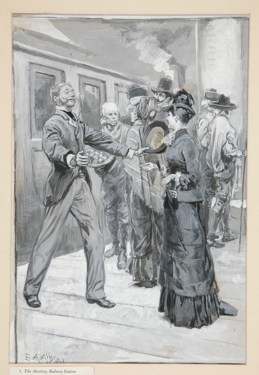 Studie von Edwin Austin Abbey