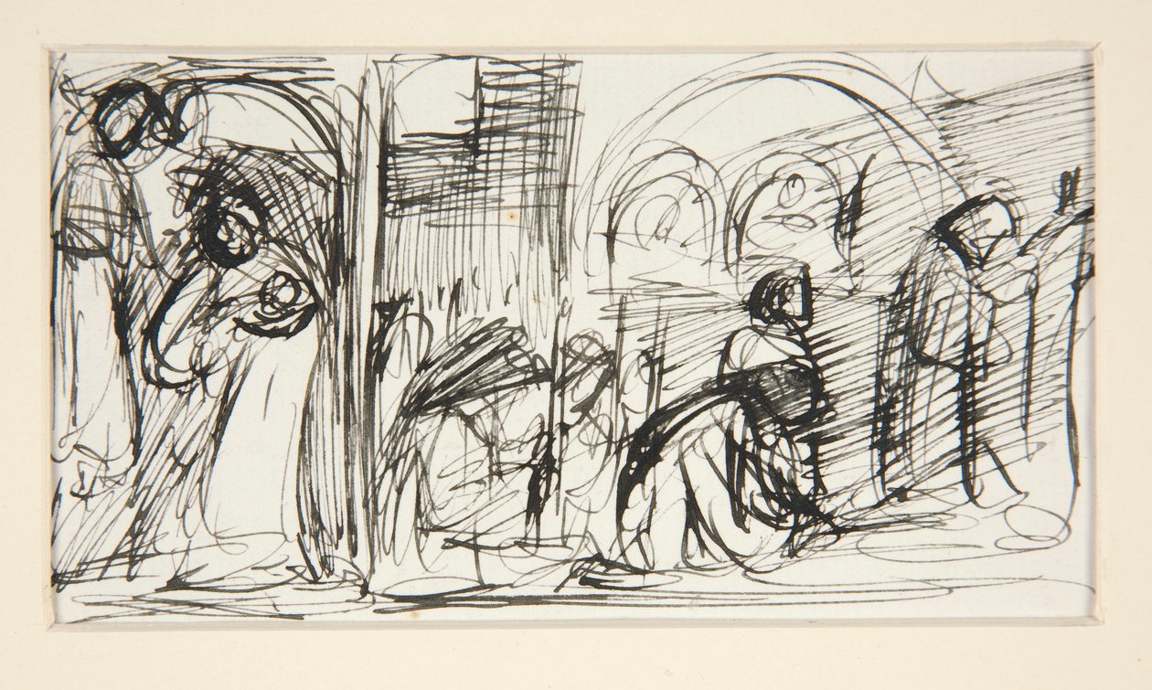 Studie für von Edwin Austin Abbey