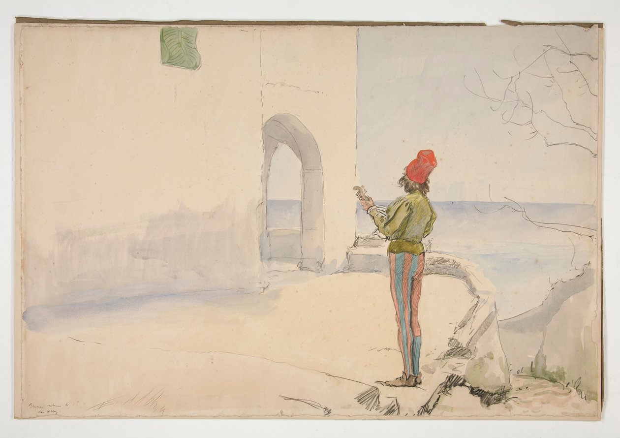 Studie für von Edwin Austin Abbey
